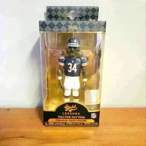 Funko gold NFL legends Walter Payton Chicago Bears